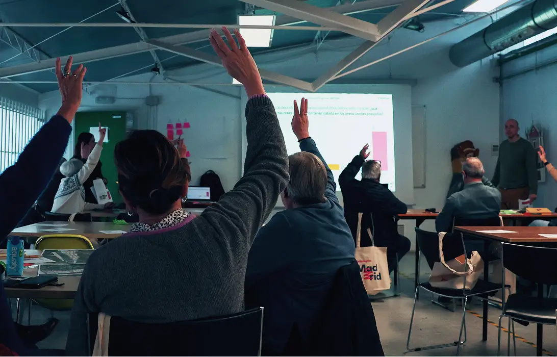 Ciudadanos participando en los grupos de trabajo de Madrid Nuevo Norte