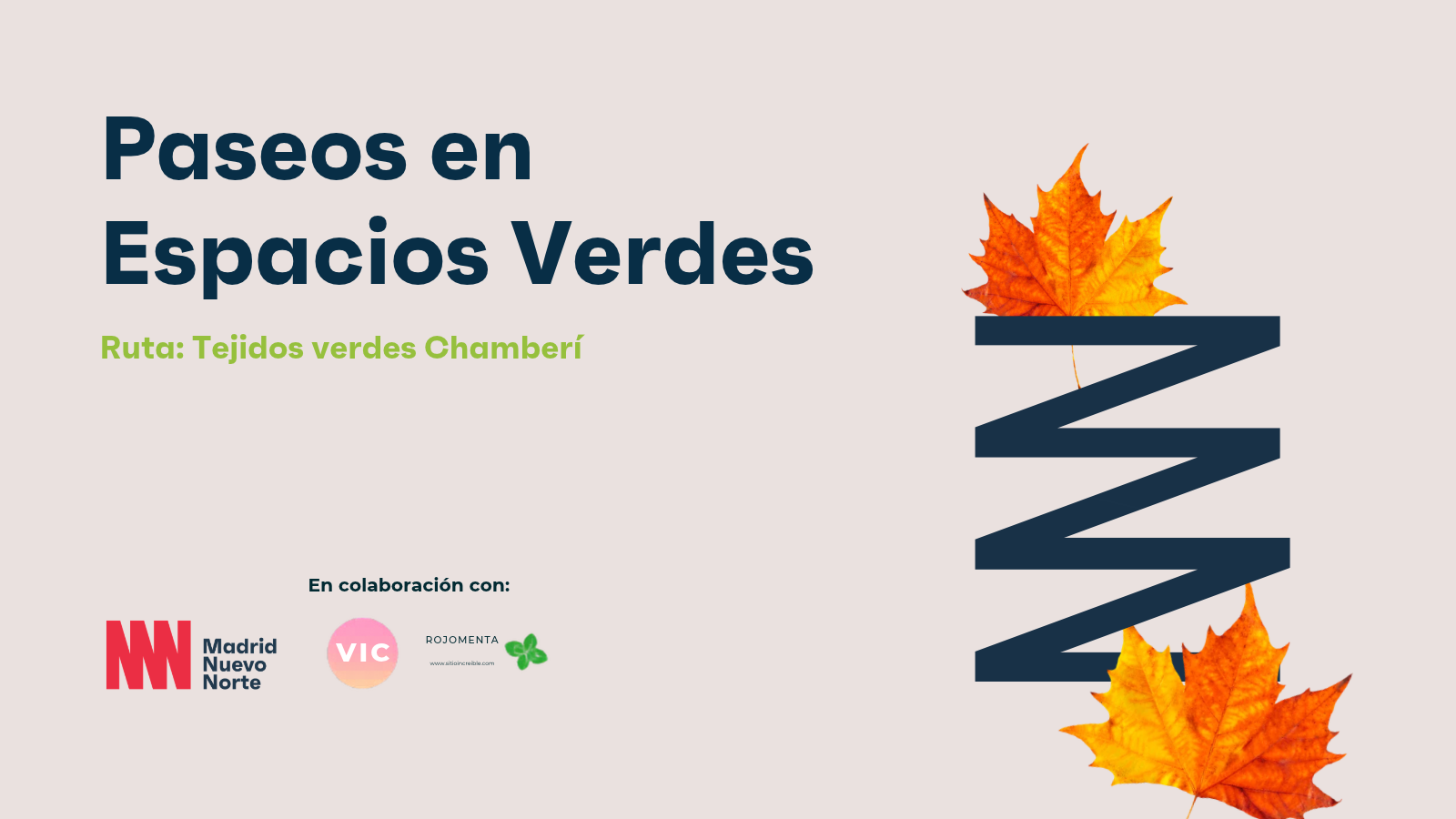 Ruta: Tejidos verdes de Chamberí