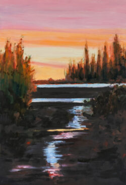 Puesta de sol río Manzanares