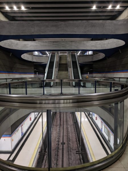 estacion de metro de valdezarza linea 7 arquitectura singular en metro de madrid diseno