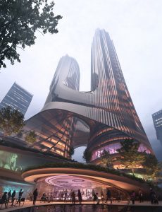 Shenzhen China Tower C zaha hadid rascacielos singulares torre 2 1